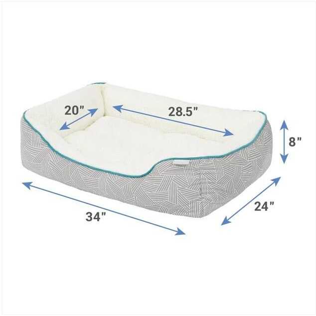 Sherpa Bolster Cat & Dog Bed N6720