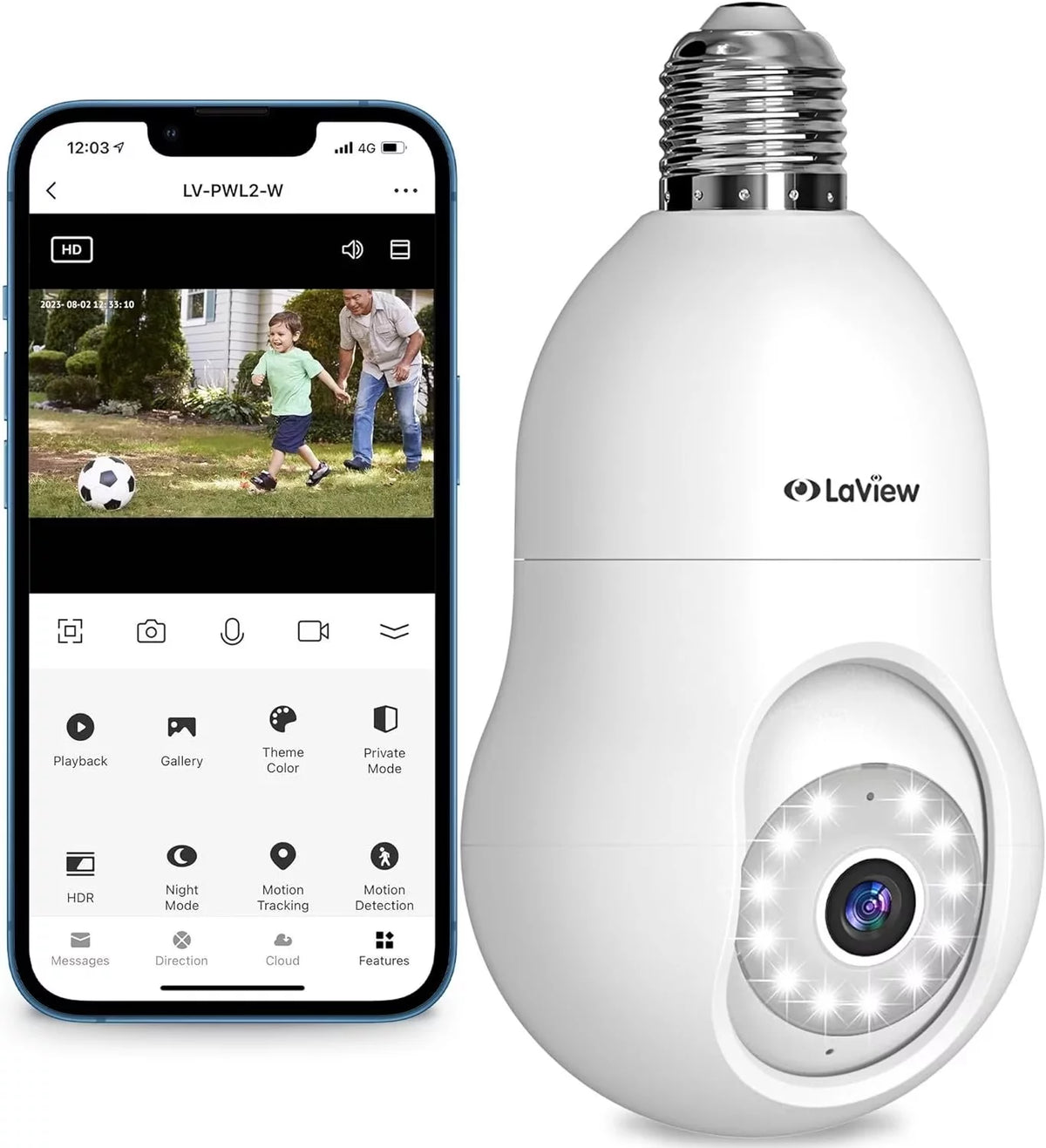 4MP 2K Security Camera Wireless Outdoor Indoor Q480