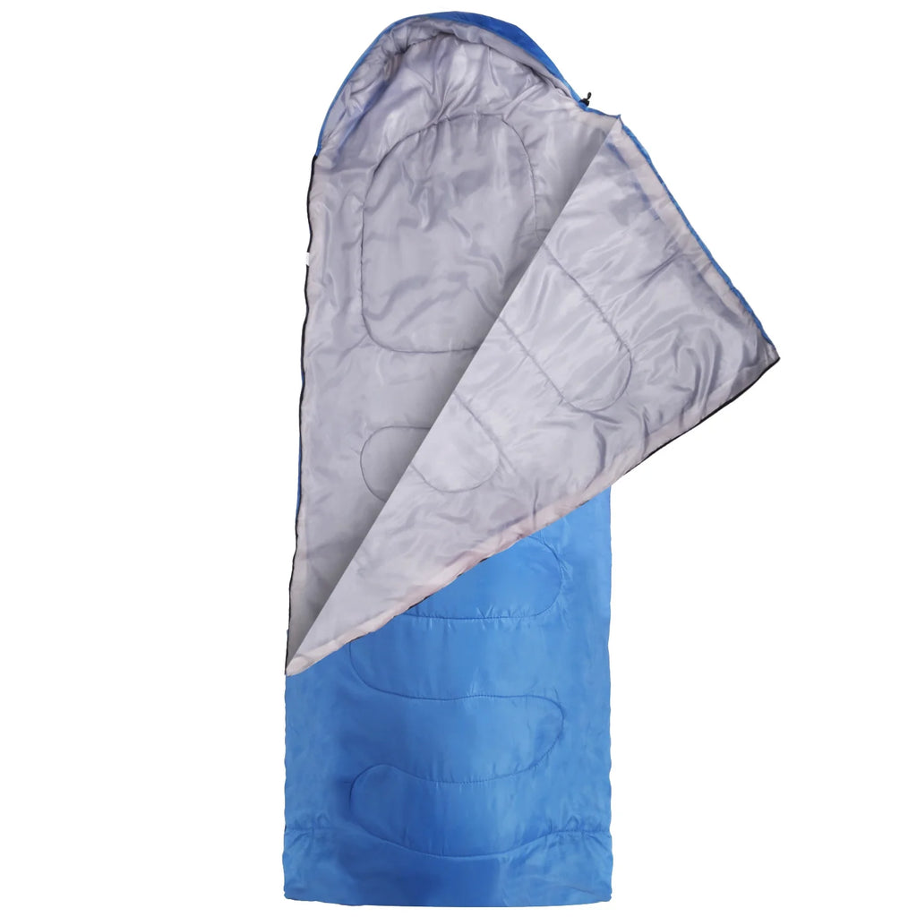 Royal Blue Backpacking Sleeping Bag with Carry Bag X7592