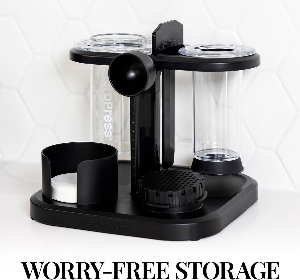 Black Compact AeroPress Organizer Stand I813