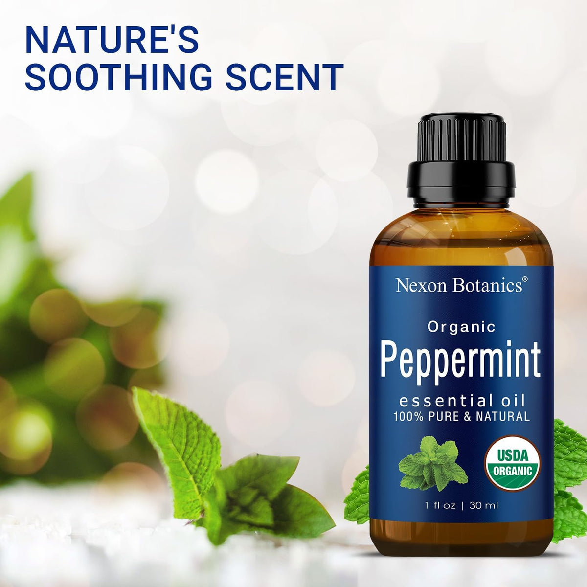 Organic Peppermint Essential Oil 30 ml Q633693