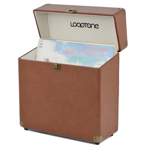 Vintage Vinyl Record Storage Case for 30 Albums A145