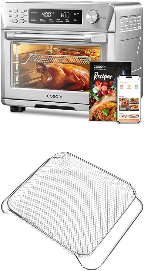 12-in-1 Convection Air Fryer Toaster Oven with Basket Accessories Y20497