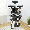 68-in Faux Fur Cat Tree Condo P614
