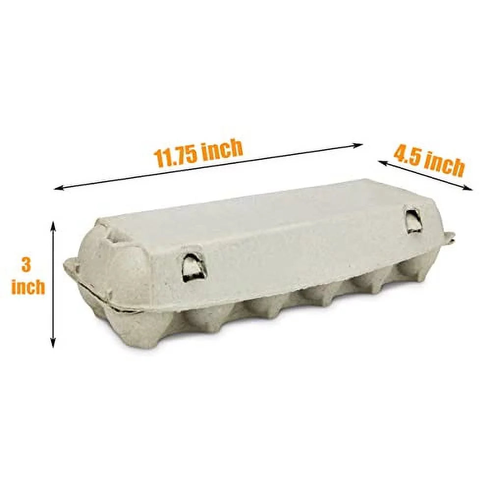 [18 Pack] Printed Pulp Egg Cartons T931
