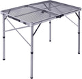 Silver Aluminum Portable Folding Grill Table P808597