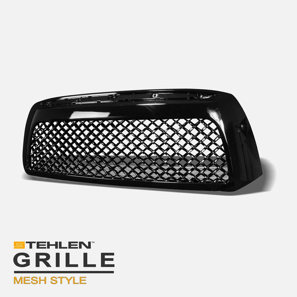 Black Mesh Front Hood Bumper Grille Q776