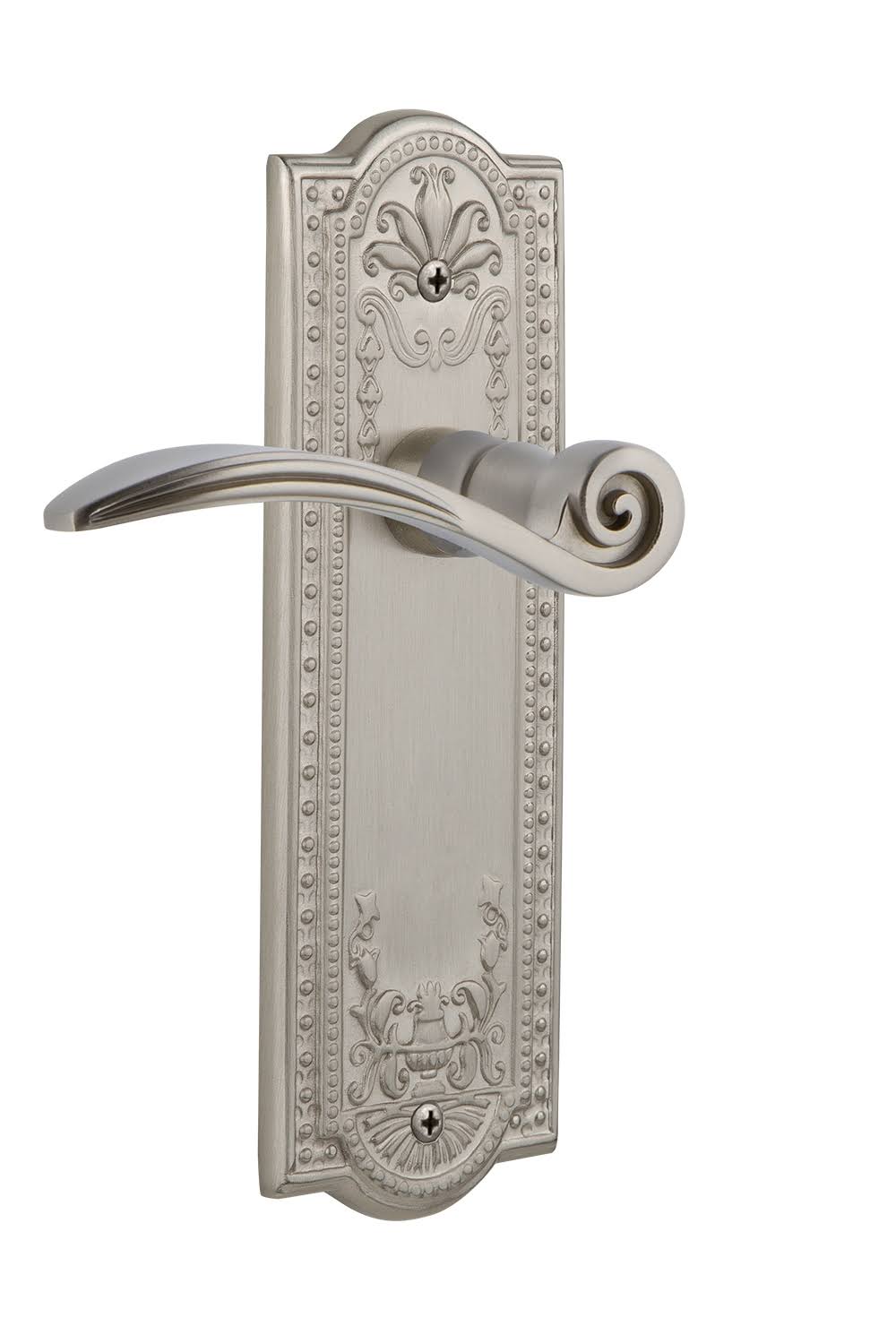 Satin Nickel Privacy Swan Lever O278425