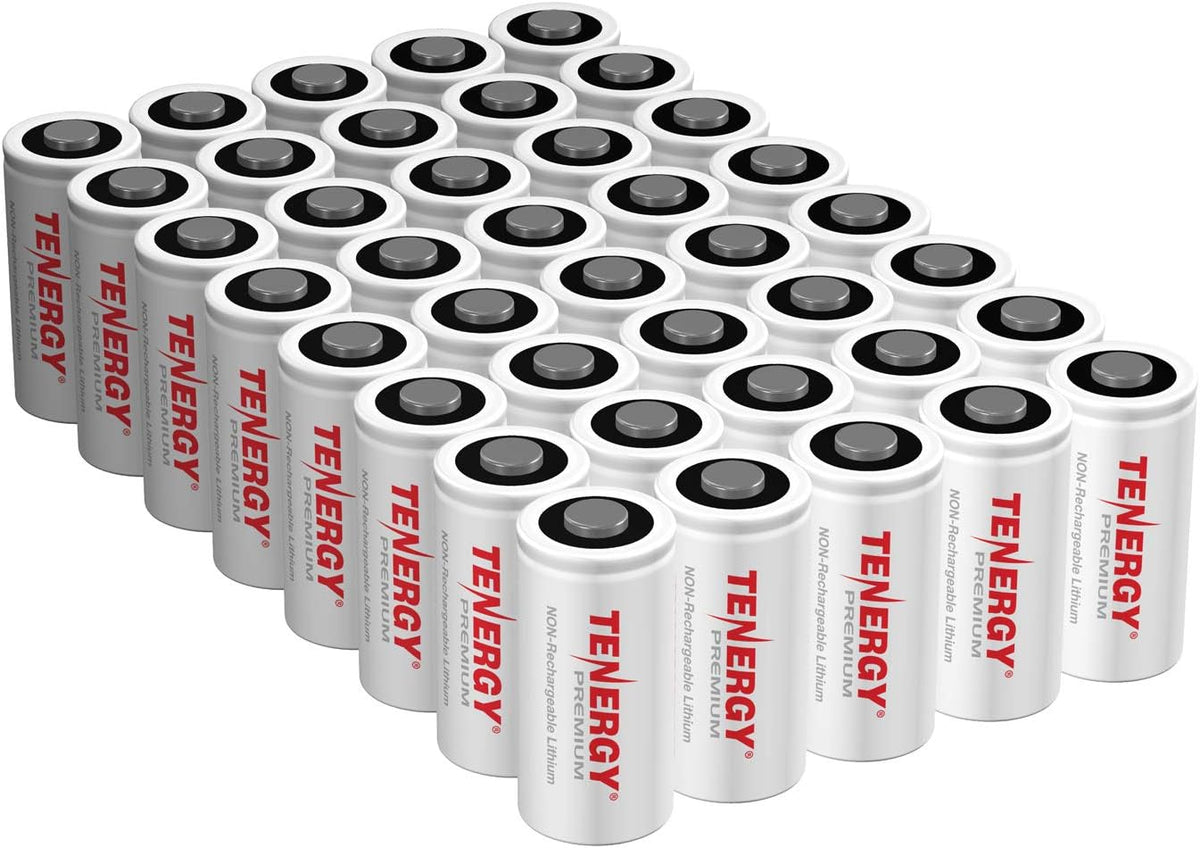 40 Pack CR123A 3V Lithium Battery F77321