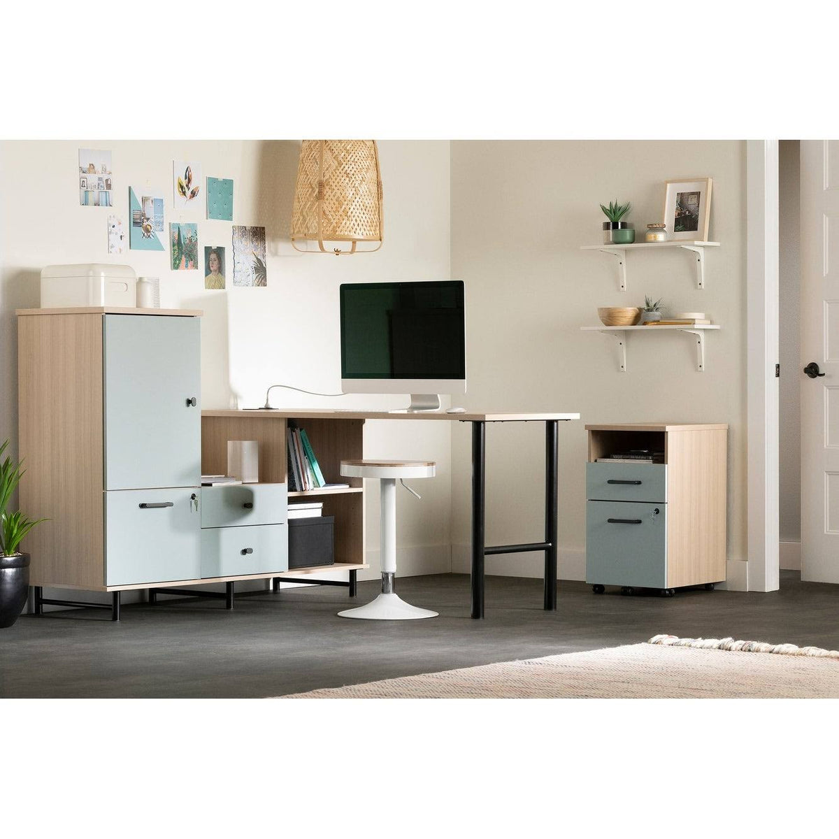 2-Drawer Mobile File Cabinet Q4909