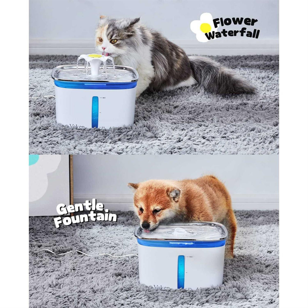 95oz/2.8L Automatic Pet Water Fountain Y4615