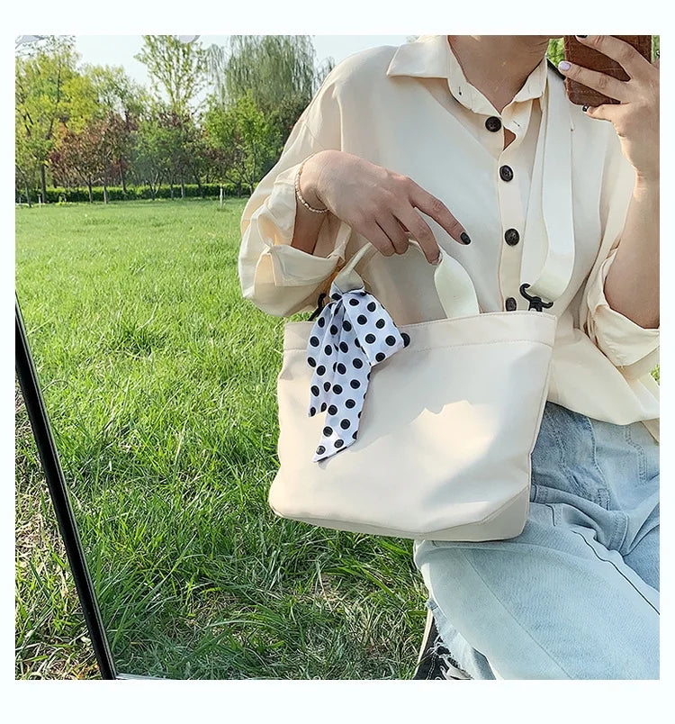 Silk Scarf Shoulder Bag J3591