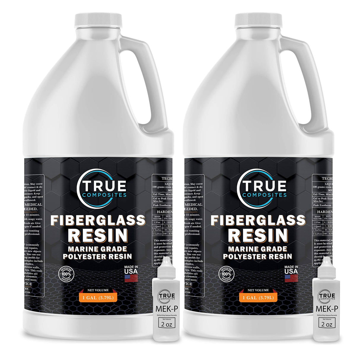 Fiberglass Resin Polyester Resin Marine Grade Resin 2 Gallon with MEKP Hardener A951