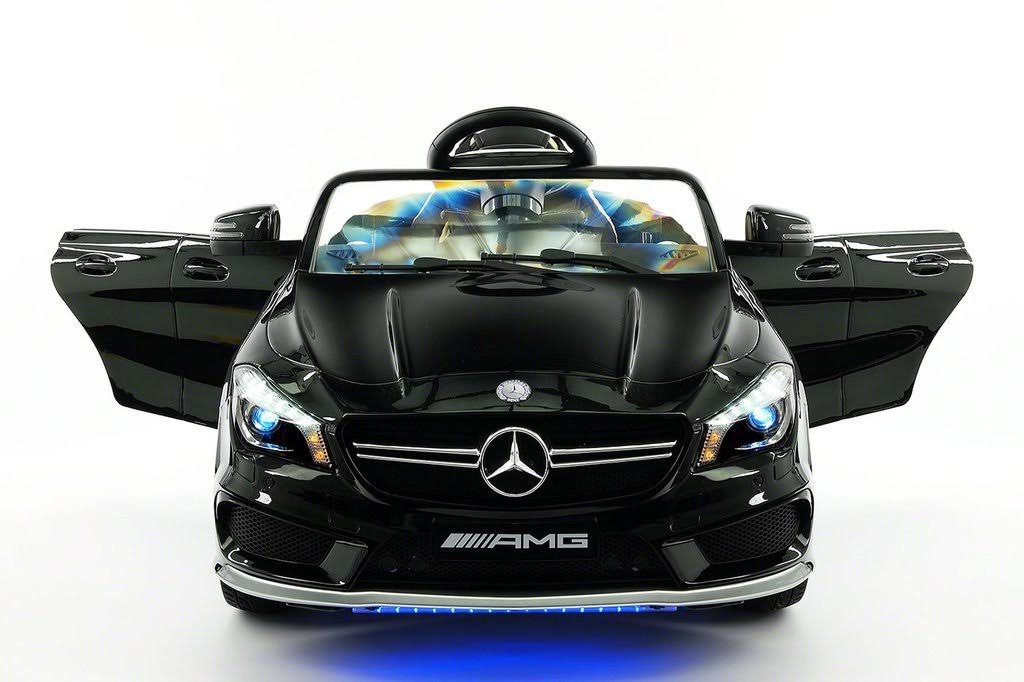 Licensed Mercedes CLA45 AMG Electric Kids Ride-On Car with Rubber Tires T35444