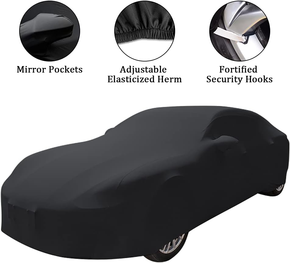 Black Velvet Indoor Car Cover V24662