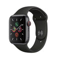 Restored Apple Watch GPS+Cellular 44mm Space Gray Case & Black Sport Band M2896