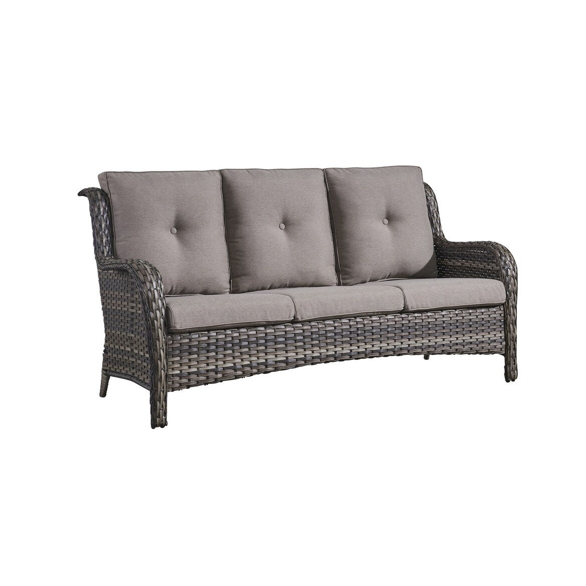 Rattan Wicker Sectional Sofa Set with Ottomans M88560
