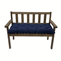 Waterproof Bench Cushion with Ties (47.2*19.7inch, burgundy) I723