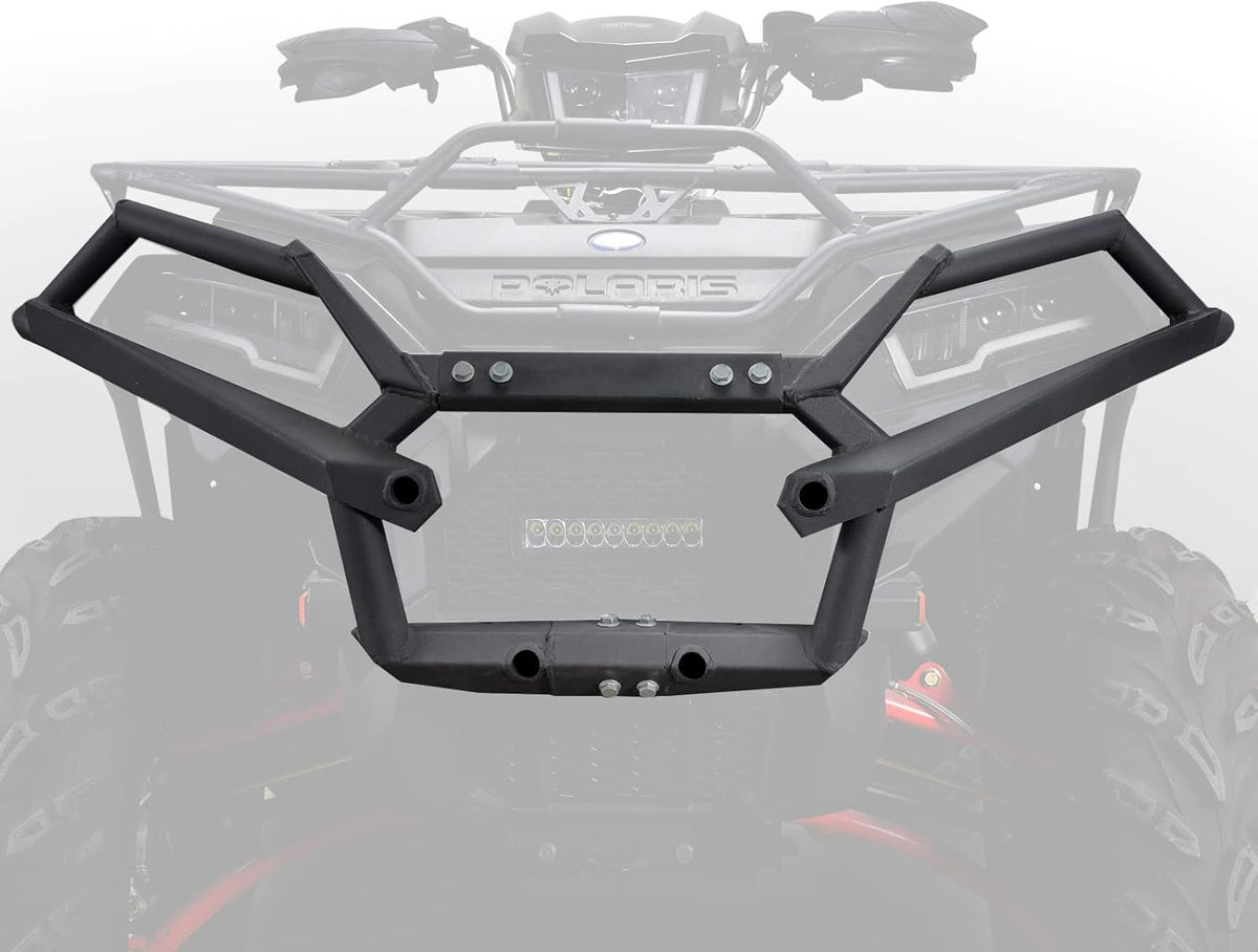 Black Heavy Duty Steel Front Bumper for Polaris Sportsman XP 1000 850 S L470