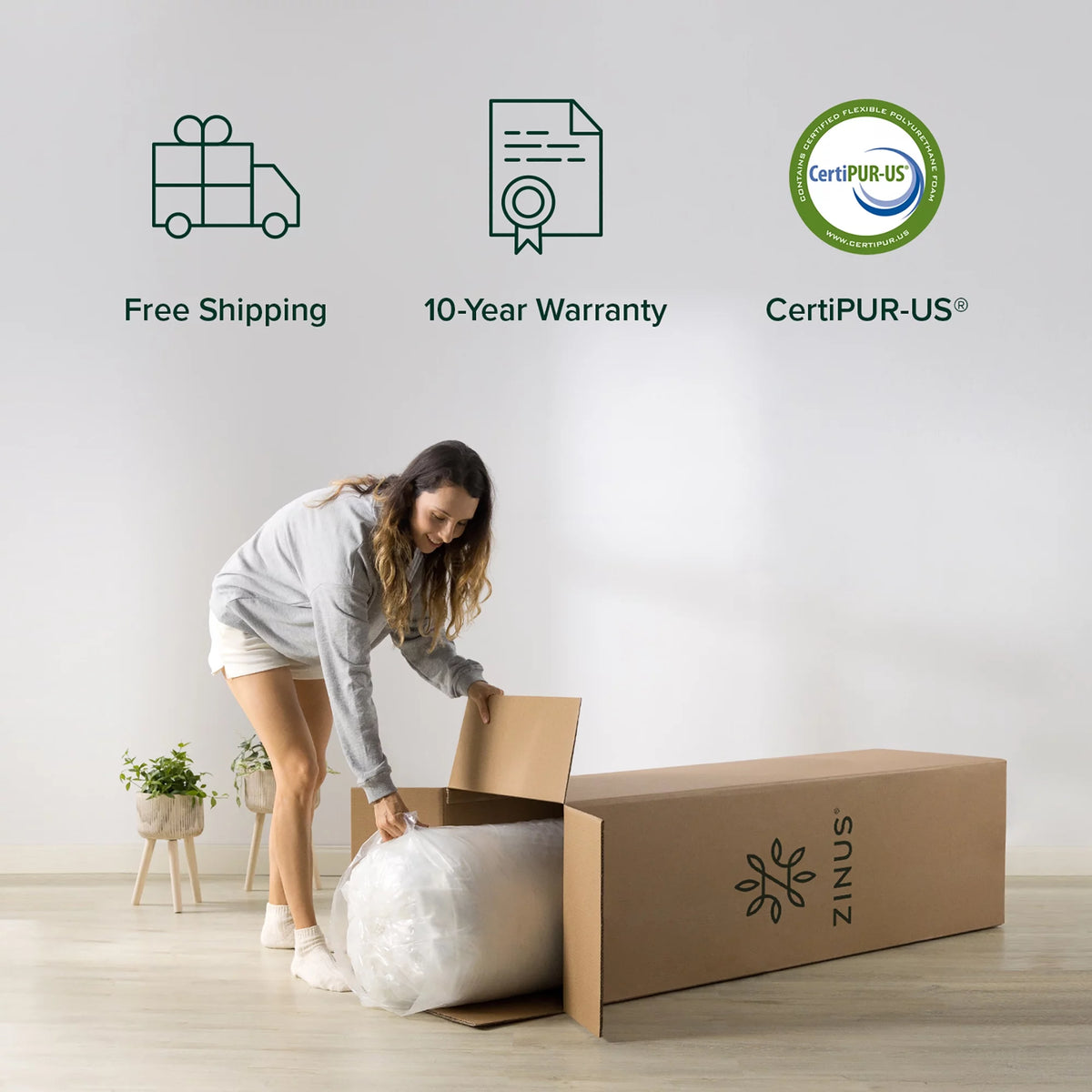 12 Memory Foam Mattress, Full D64452