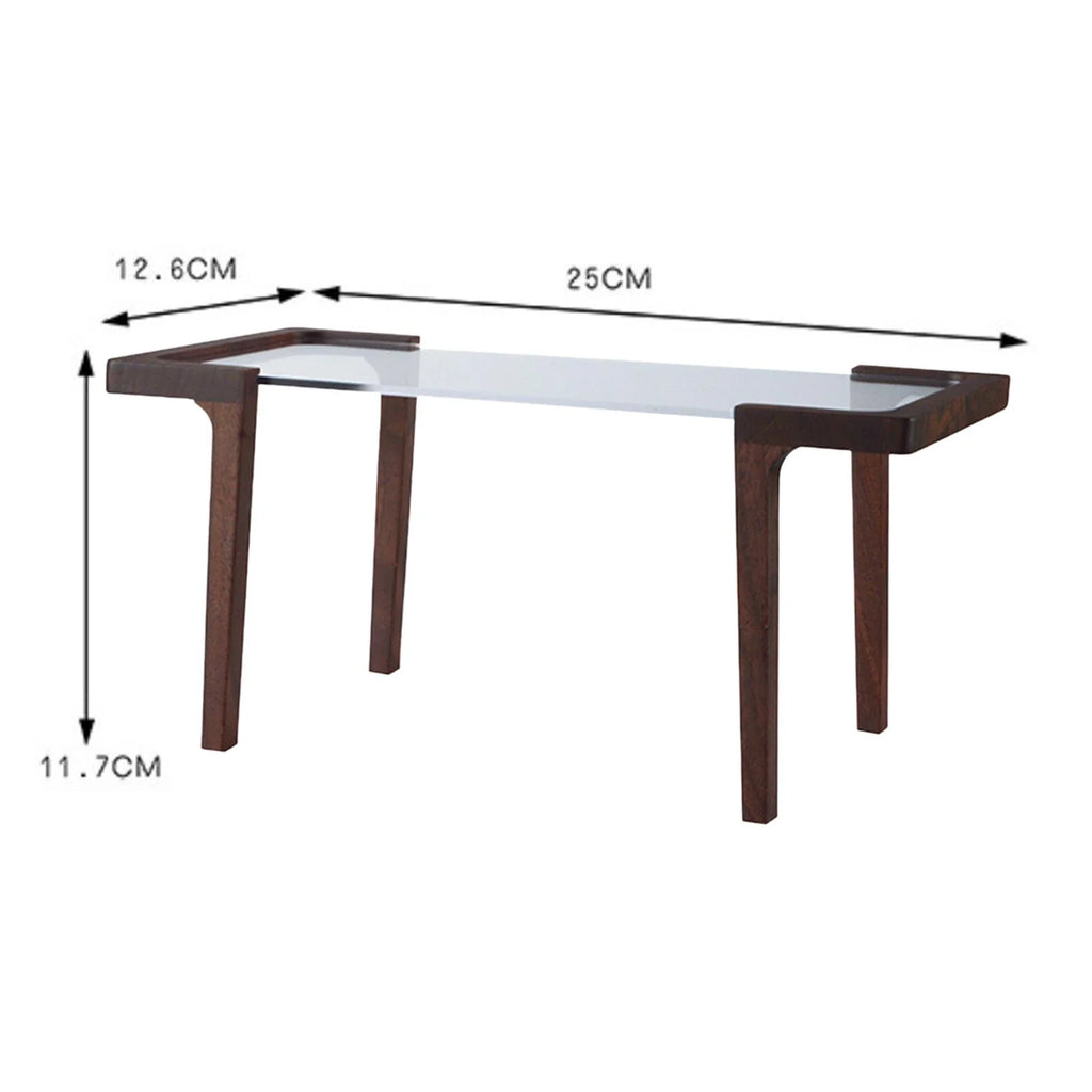 Walnut 1/6 Scale Dollhouse Table Desk D5892