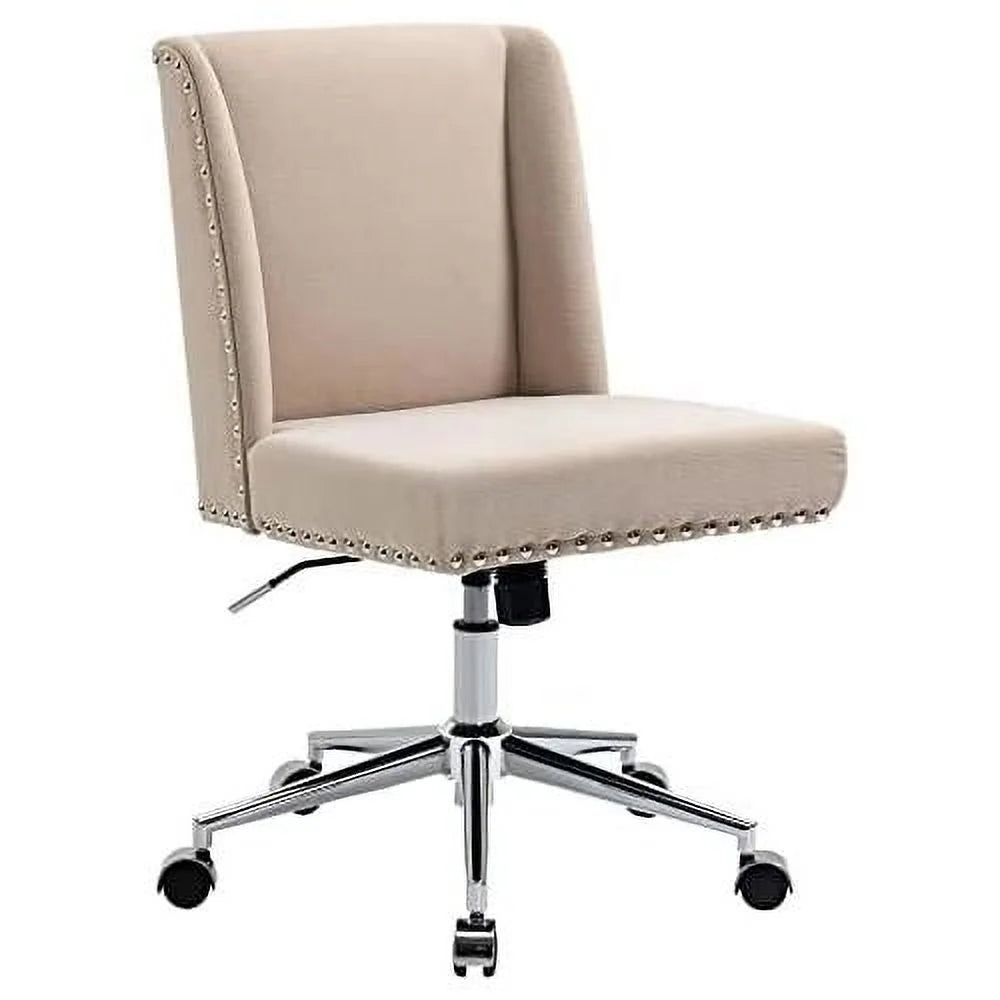 Beige Task Chair with Tilt and Adjustable Height O374554
