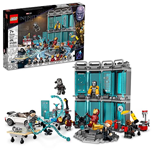 Lego Marvel Iron Man Armory Toy Building Set 76216 Z162391