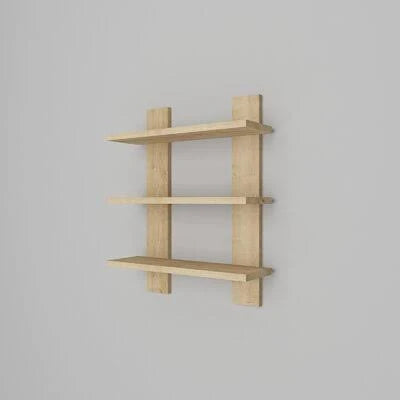 3 Piece Tiered Shelf Oak Q780441
