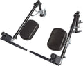 Swing-Away Leg Rests with Plastic Footplates and Padded Calf Pads Q2845