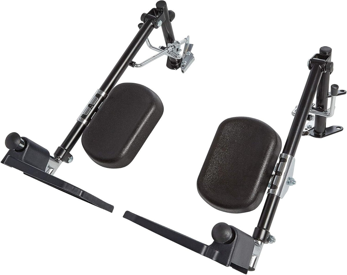 Swing-Away Leg Rests with Plastic Footplates and Padded Calf Pads Q2845