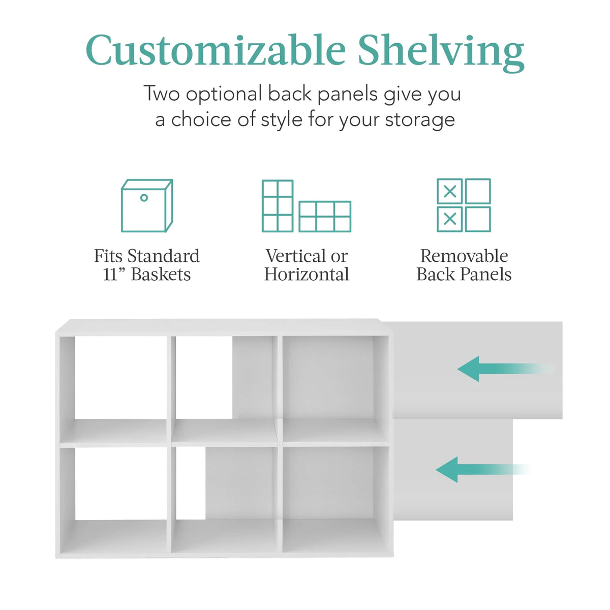 6 Cube Bookshelf V15052