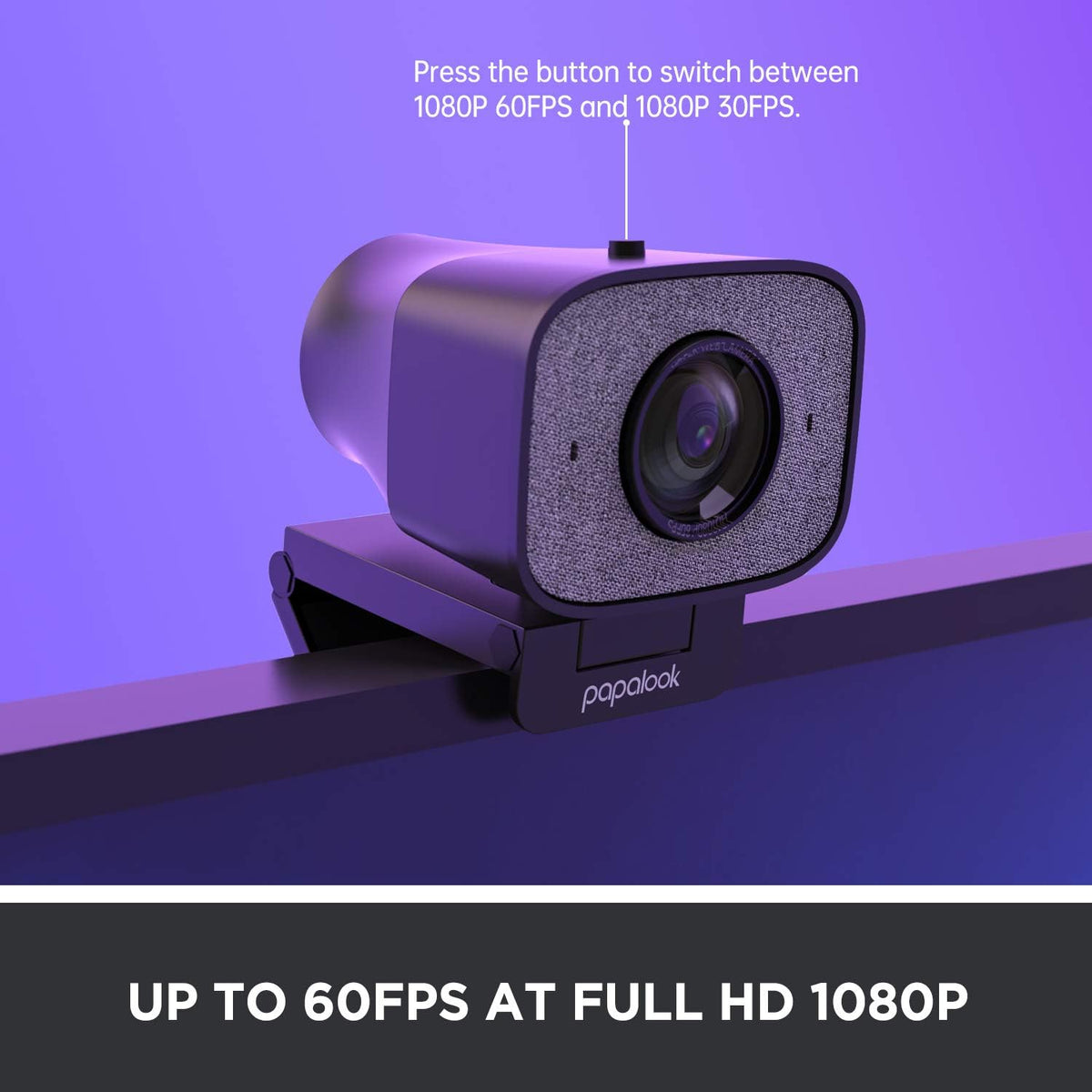 2K Ultra HD Webcam with Dual Microphone and Privacy Cover T1677