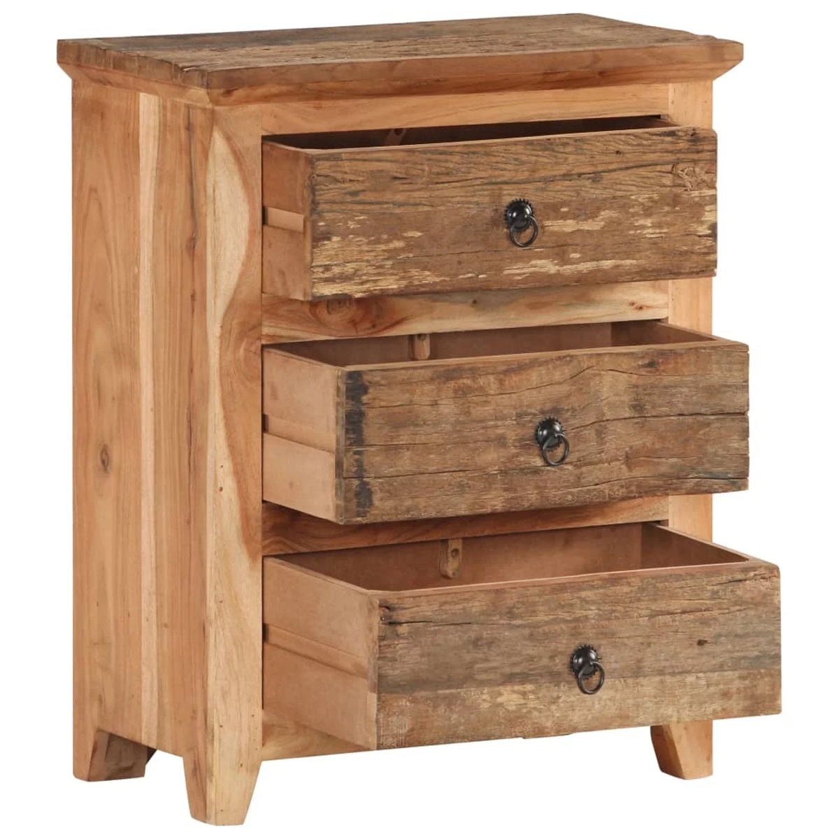 Solid Acacia Wood and Reclaimed Wood Sideboard G8191