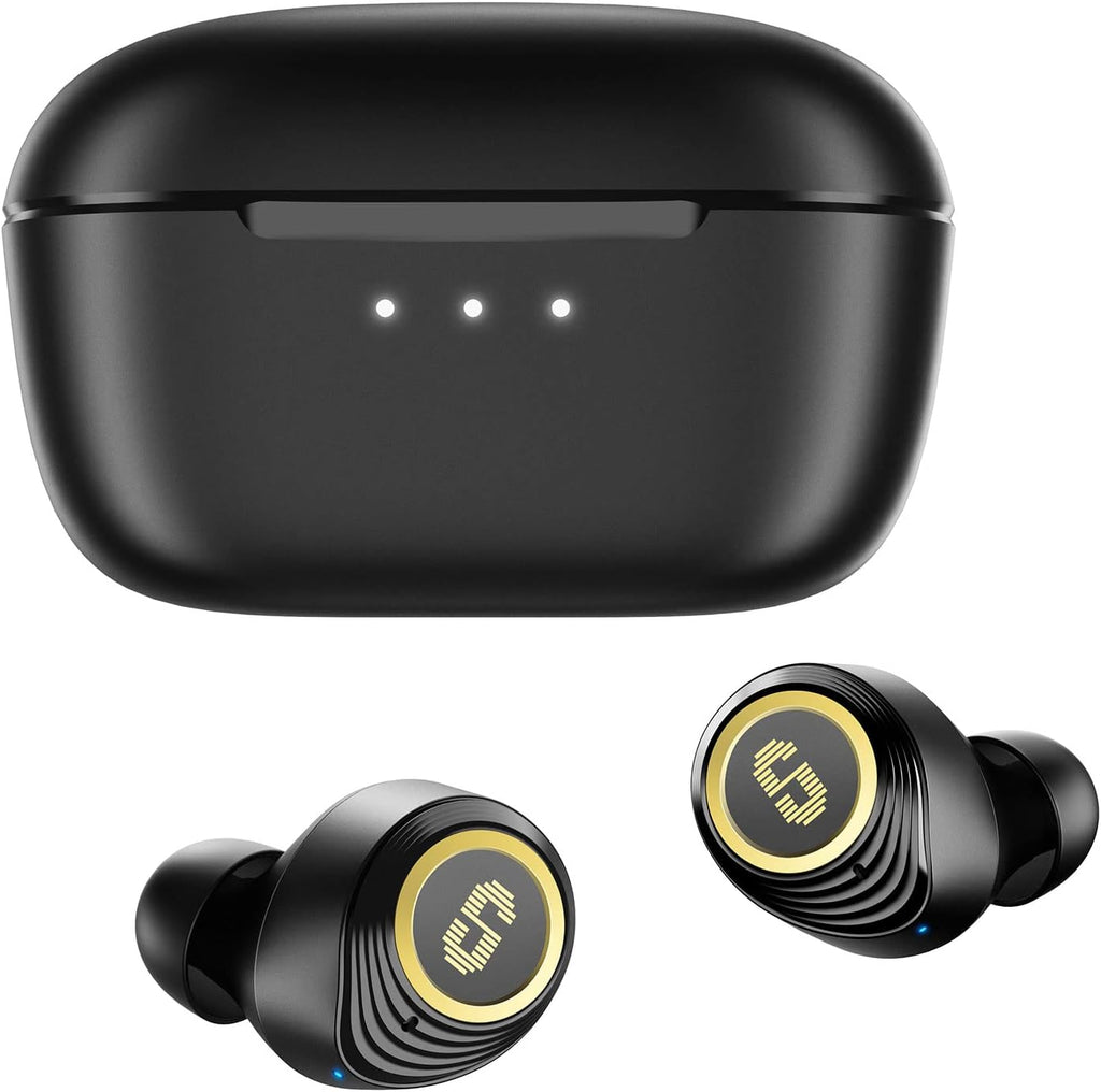 Hybrid Active Noise Cancelling Earbuds, Wireless Bluetooth 5.2 Earphones with ANC Transparent Mode, 4 Mics, 30H Play Time, IPX5 Waterproof T6321