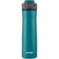 Stainless Steel Vacuum-Insulated Water Bottle with Spill-Proof Lid Q3325