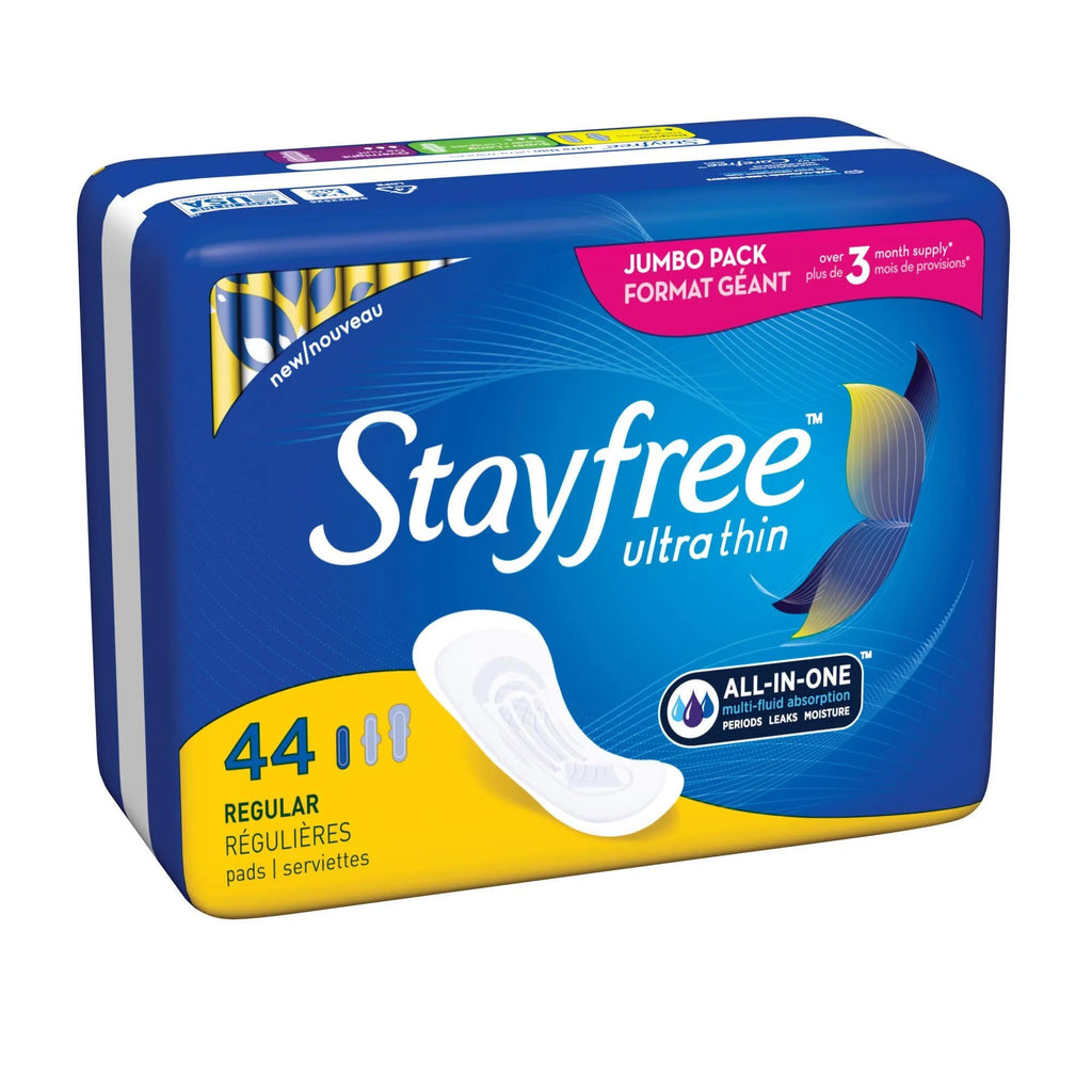 Ultra Thin Regular Wingless Pads, 44 Count (Pack of 4) U36344