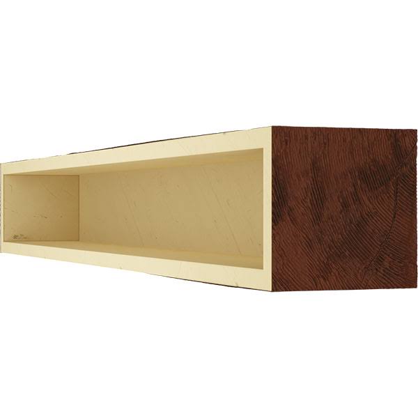 Sandblasted Faux Wood Fireplace Mantel E1930