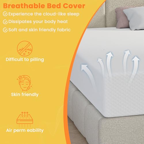 10 Inch Gel Memory Foam Queen Mattress P1705