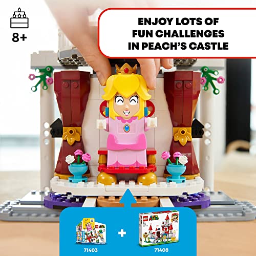 Buildable Game Toy with Time Block Plus Bowser and Toadette Figures M74284