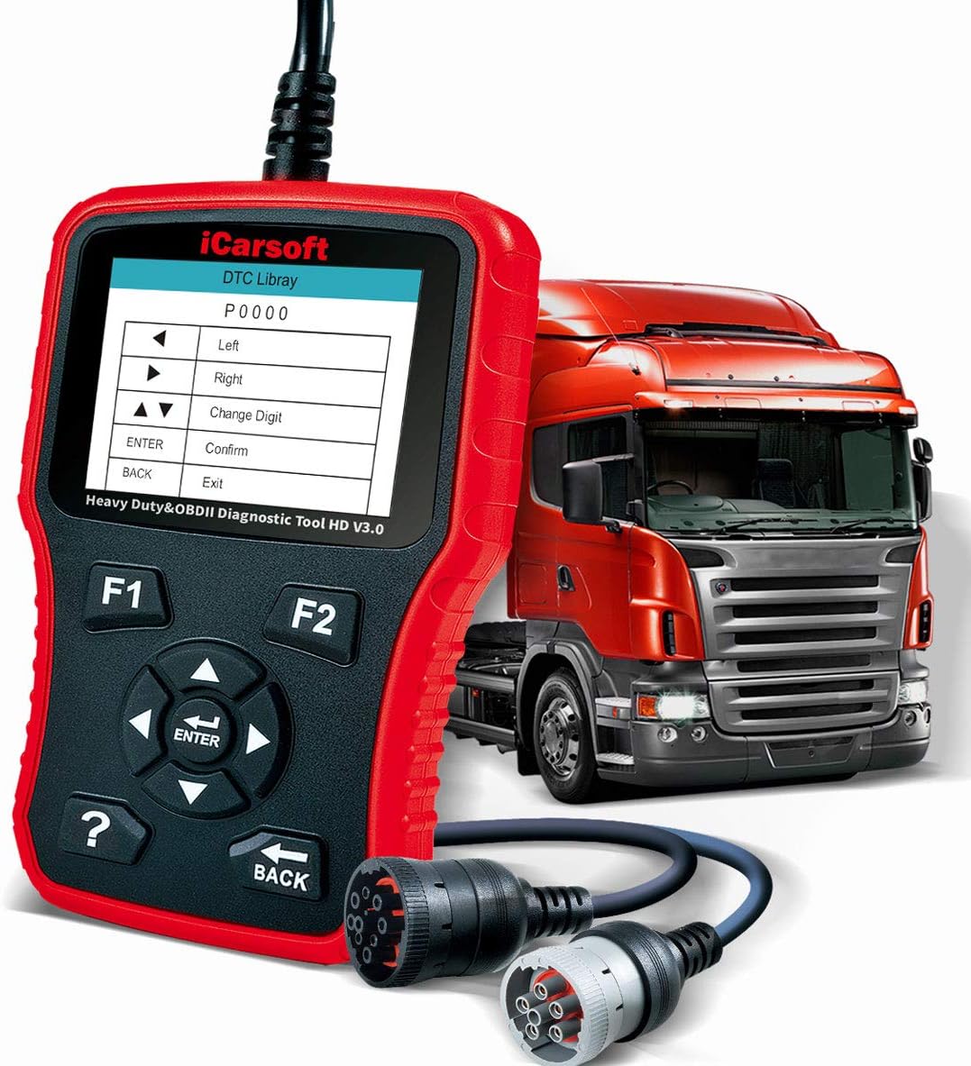 Heavy Duty Diesel Truck Diagnostic Scanner Tool Code Reader I970