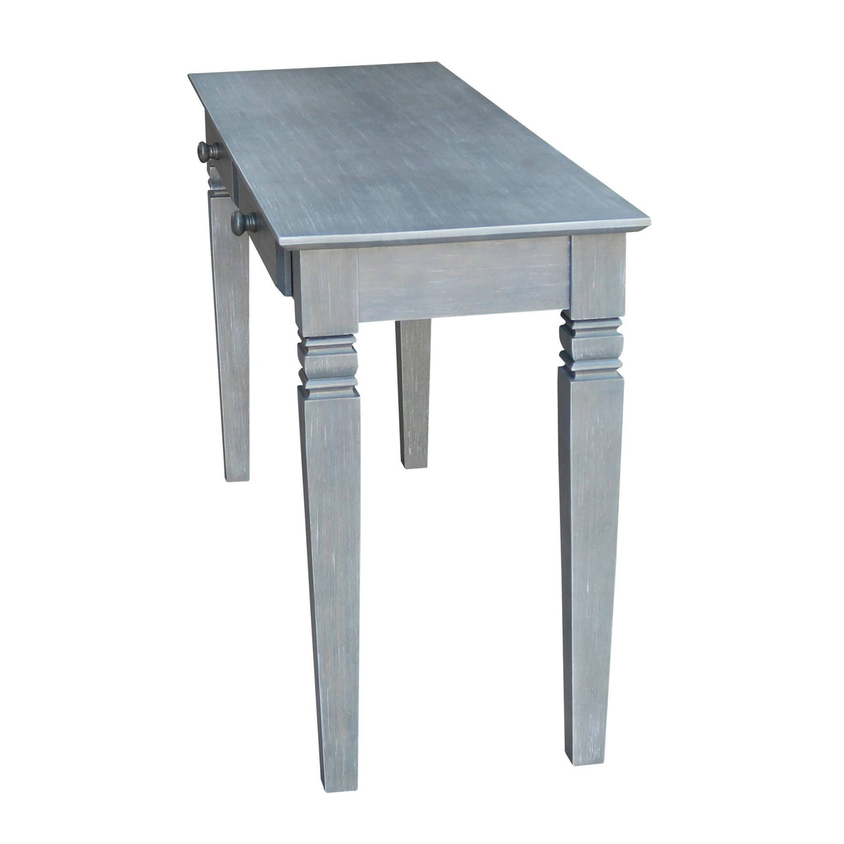 Black Console Table with 2 Drawers P455257