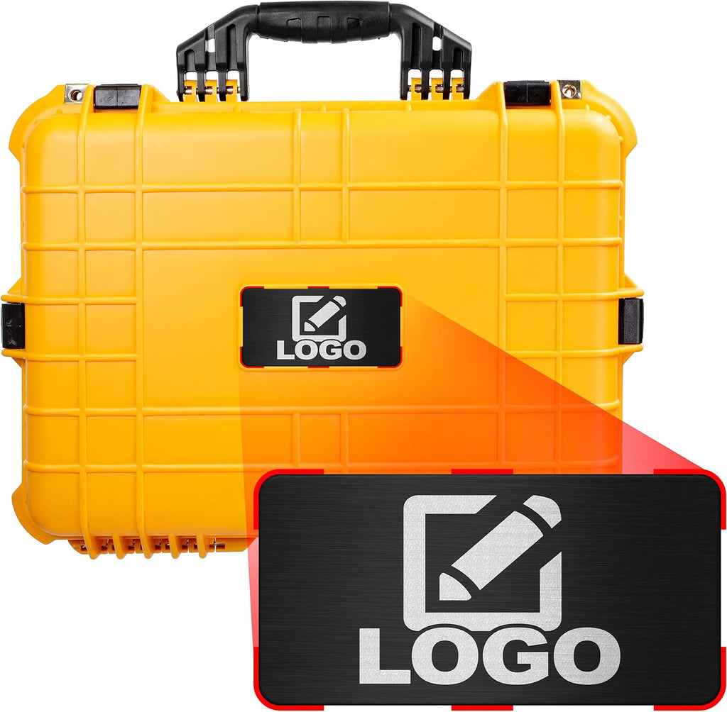 Yellow 20 Inch Waterproof Shockproof Camera Case with Foam F268