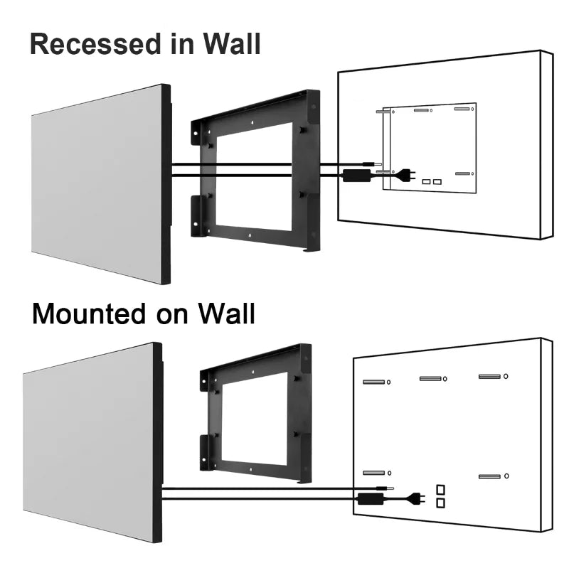 28 inches 4K LED Smart Waterproof Mirror TV K68859