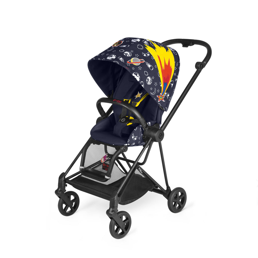Black Space Rocket Stroller O82940