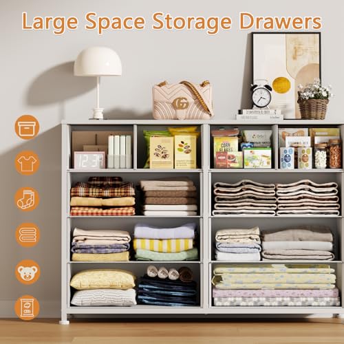 Black 10 Drawer Dresser Z342