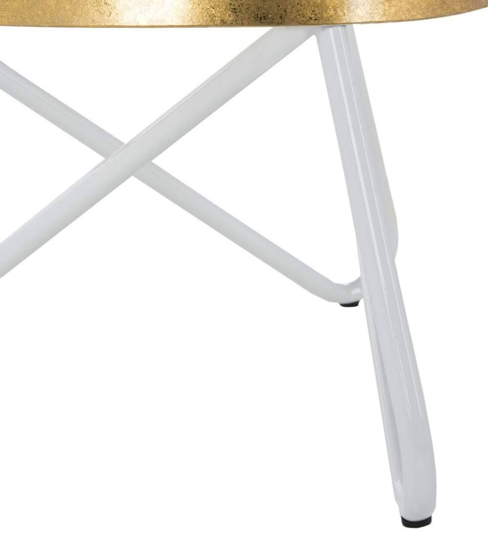 White/Gold Counter Stool I62800