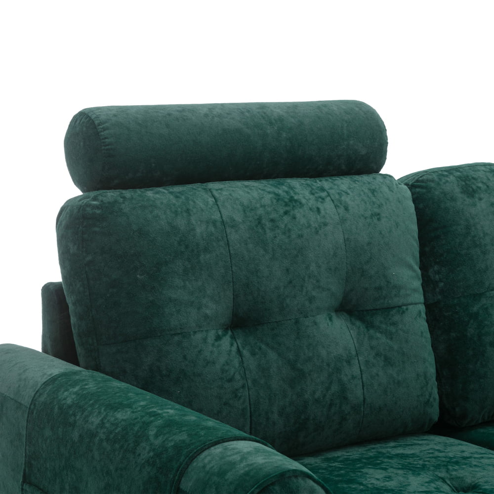 3-Seater Sectional Sofa with Storage and Cup Holders W76386