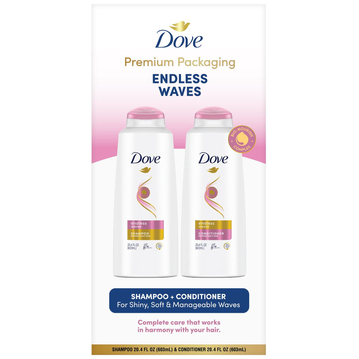 Sulfate Free Shampoo and Conditioner Set, 20.4 Oz (2 Piece Set) F75128