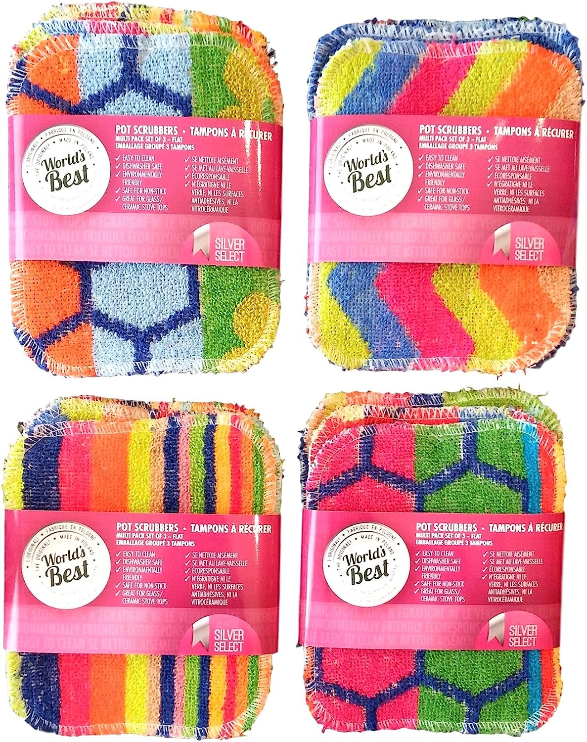 Flat Pot Scrubbers 1-Pack X95693