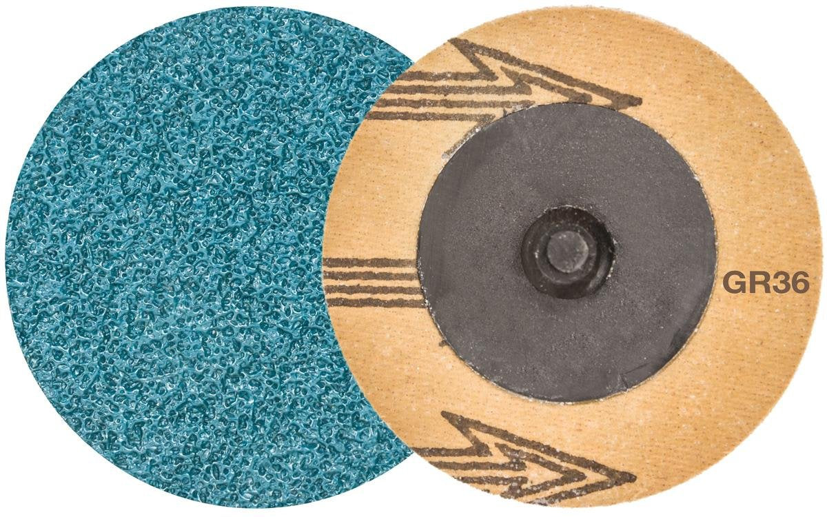 2 in. 36 Grit Abrasive Sanding Disc Pack of 50 W7235
